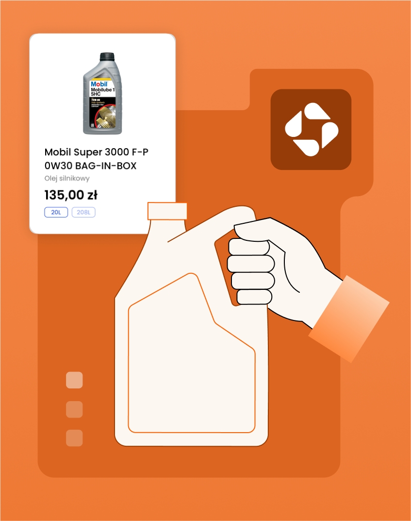 Oleje Sklep illustration