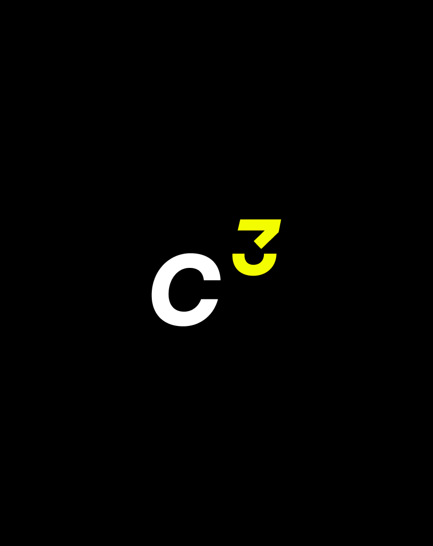 Animation showcasing the Coders3 logo in various color variations