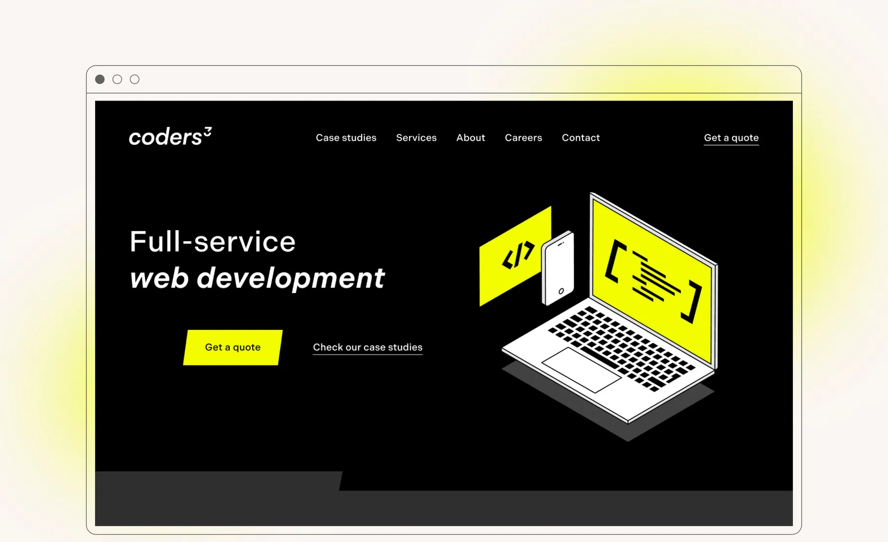 Coders3 services page