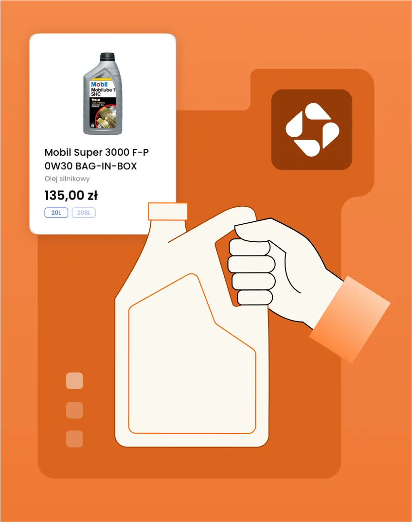 Oleje Sklep illustration showing how to choose engine oil